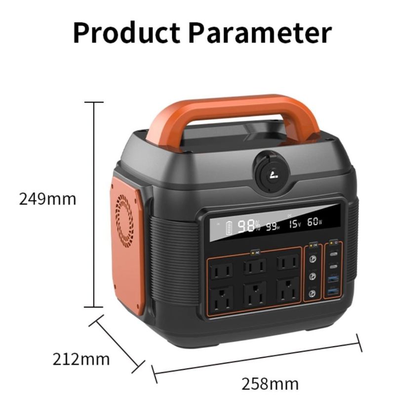 600W / 1200W / 3600W باتری لیتیوم ژنراتور خورشیدی گرم انرژی تلفن همراه برای کمپینگ در فضای باز