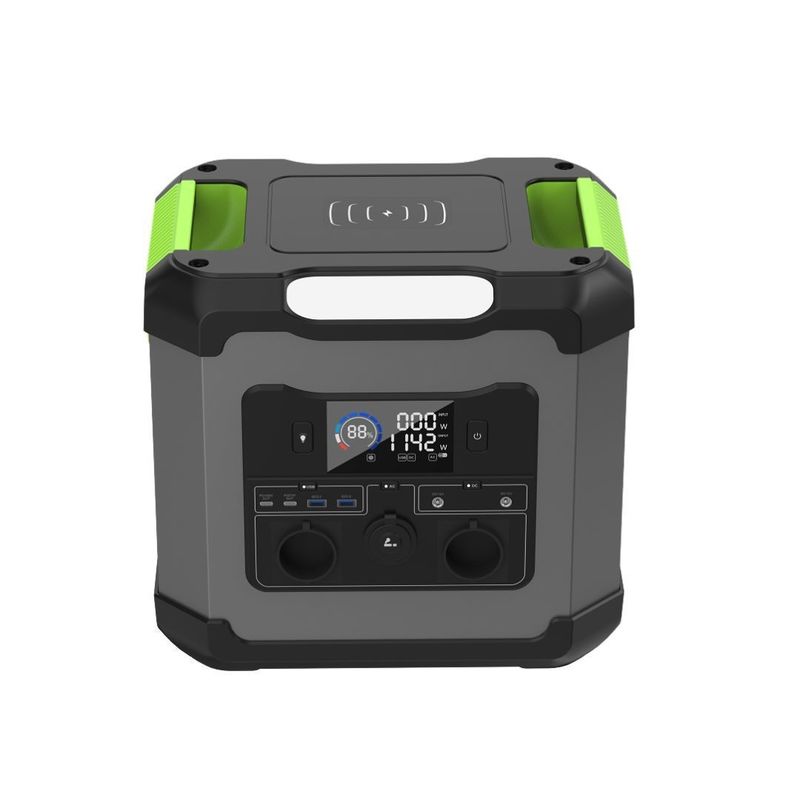 ایستگاه برق قابل حمل 1500W AC قدرت خروجی و خروجی نوع C2 12V/2.25A برای اضطراری
