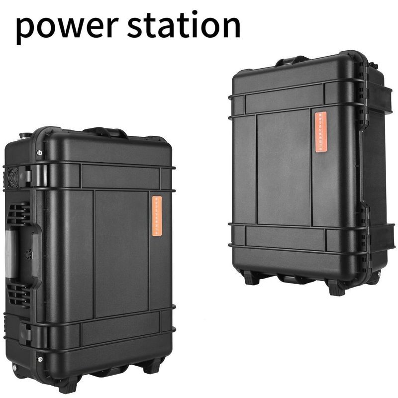 ایستگاه برق قابل حمل با ظرفیت باتری 48V62.5ah 3000wh و شارژ پنل خورشیدی