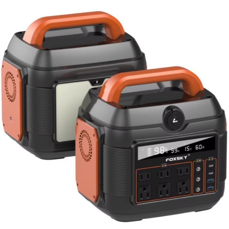 سیستم ذخیره سازی انرژی قابل حمل 600W/576wh/110V/220V با خروجی AC 220V 50Hz/110V 60Hz