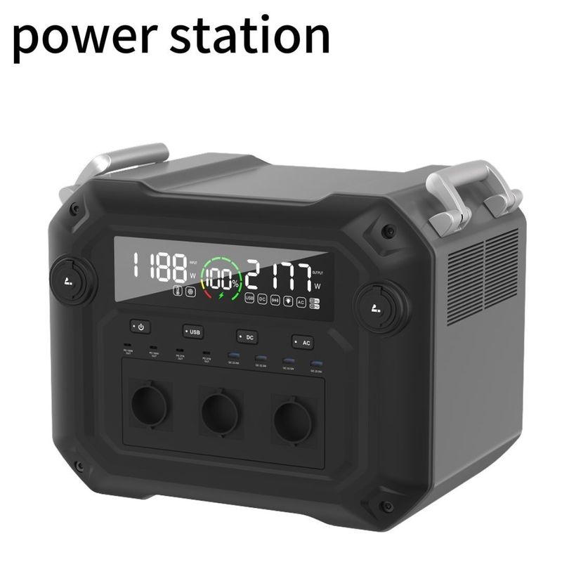 600W حداکثر پانل خورشیدی ورودی مستقیم ایستگاه برق قابل حمل برای خانه و کمپینگ در فضای باز