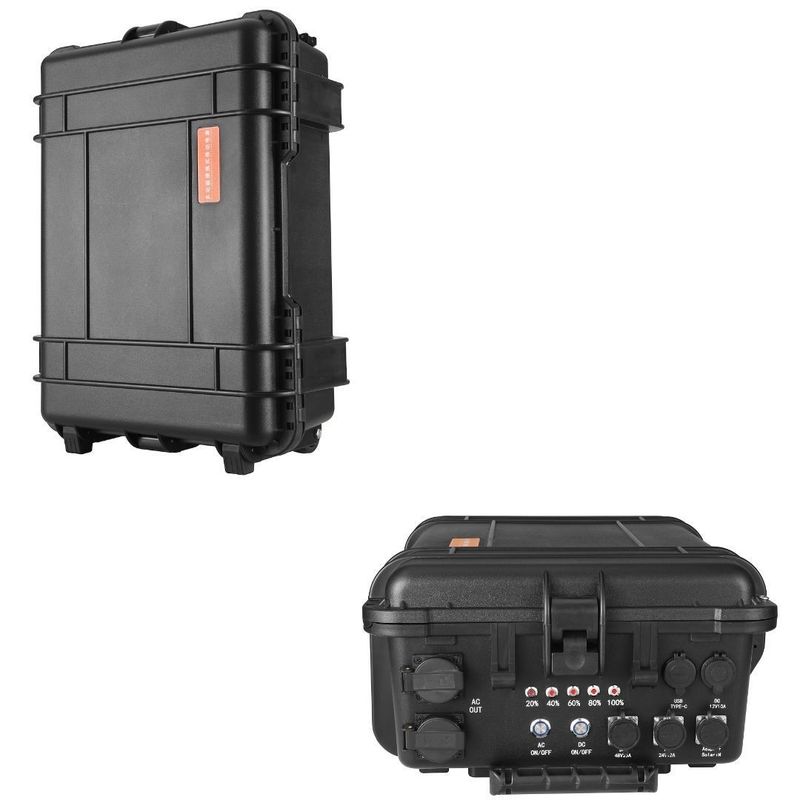 ST-70 7000W ذخیره انرژی خورشیدی در فضای باز خانه ایستگاه برق قابل حمل با اینورتر