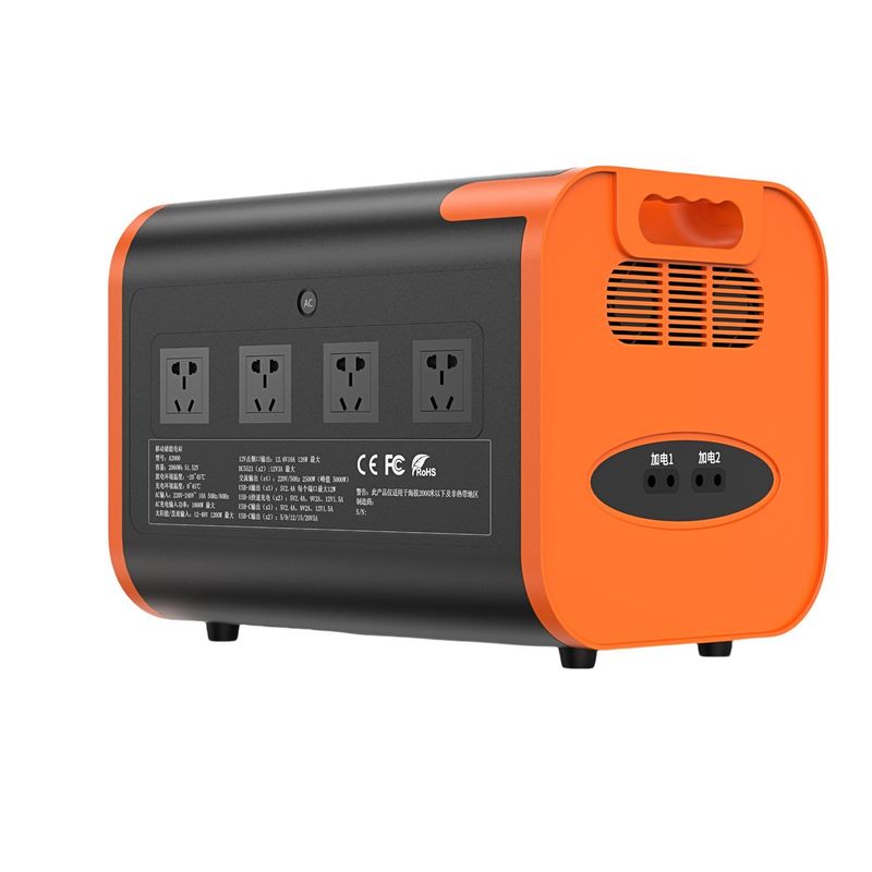 1000W 2200W ژنراتور خورشیدی قابل حمل باتری سیستم ذخیره انرژی ایستگاه برق USB