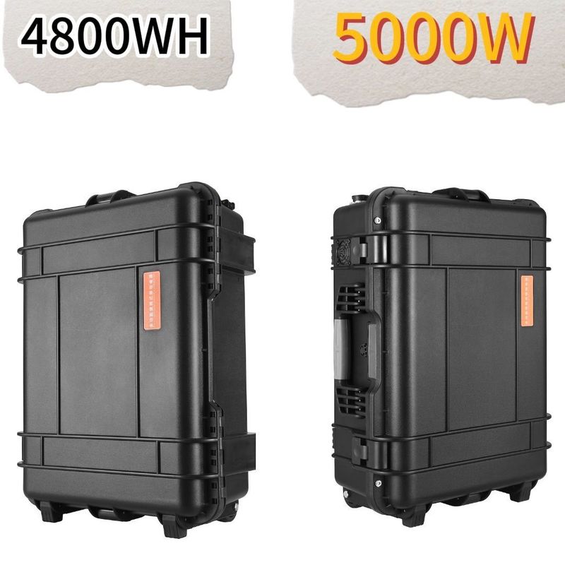 4000W/220-240V AC LiFePO4 نیروگاه ژنراتور خورشیدی برای فعالیت های خانگی در فضای باز