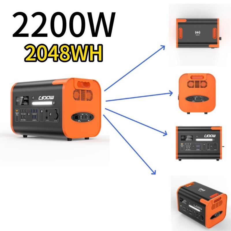 51.52V40ah 3.22V*16s کمپینگ استند بای اینورتر برق با ظرفیت باتری 51.52V40ah