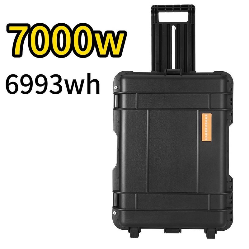 بازارهای شرق آسیا 7000W/6993wh ایستگاه برق قابل حمل برای عکاسی در فضای باز