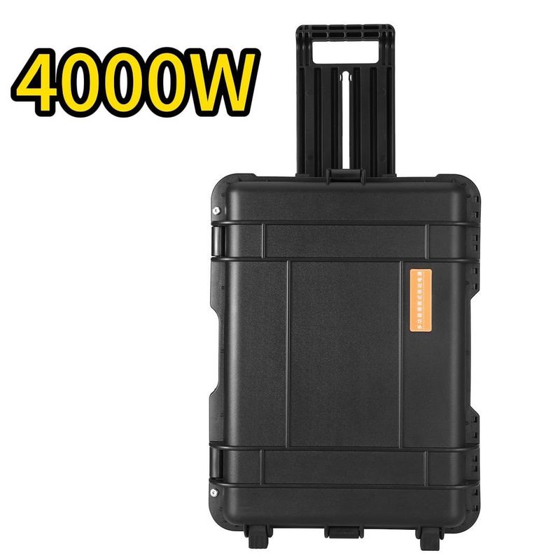 4000 وات ظرفیت بزرگ باتری لیتیوم ژنراتور خورشیدی کامل برای خانه RV و در فضای باز
