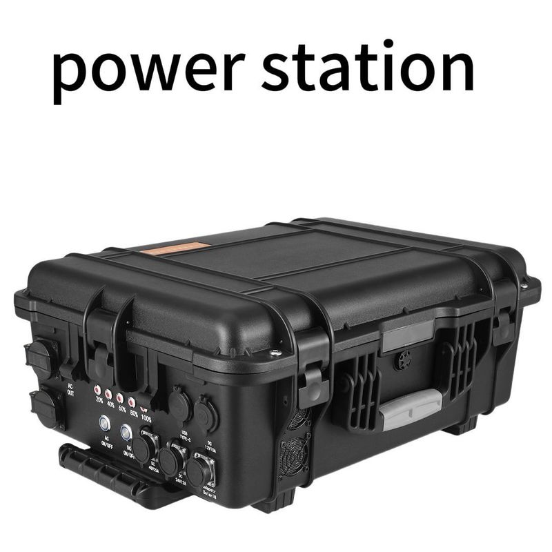 ST-60 6000W/6216wh قدرت بالا ذخیره انرژی ایستگاه برق قابل حمل برای کمپینگ در فضای باز