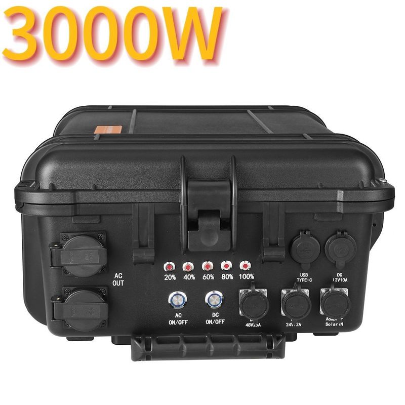 نیروگاه حمل و نقل خانگی 3kw 5kw 6kw سیاه با گواهینامه CE.Un38.3