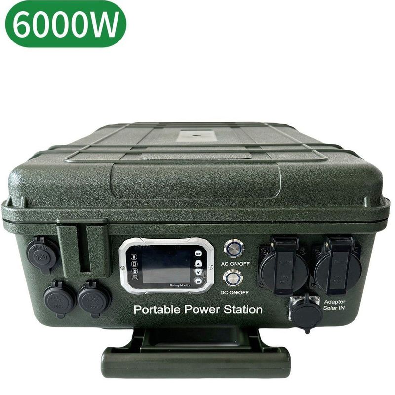 خروجی موج سینوس خالص 6000W/5000W7000W برق اضطراری با قدرت بالا برای فضای باز
