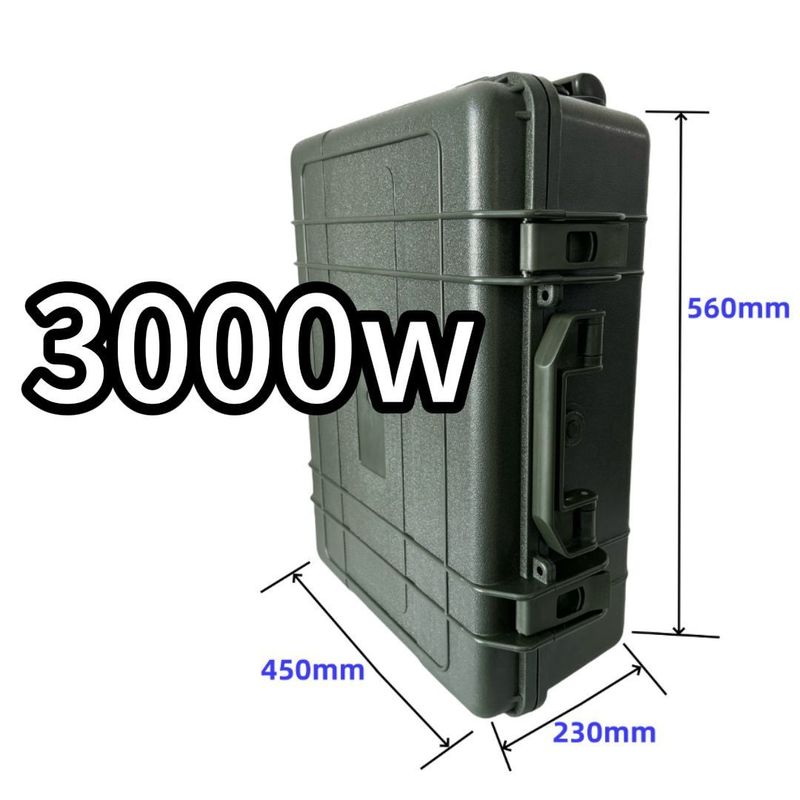 کار در فضای باز کمپینگ 3000W دستگاه خاموش کننده آتش اتوماتیک با پورت AC / DC / USB