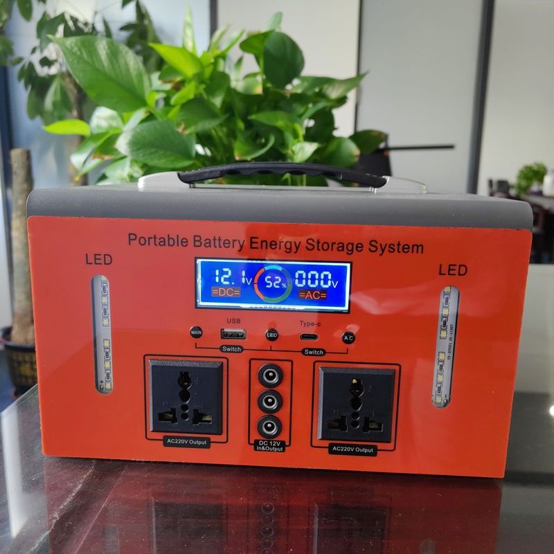 500W شیر بچه کمپینگ شکار ایستگاه برق اضطراری با 12V DC خروجی 11-14V حداکثر