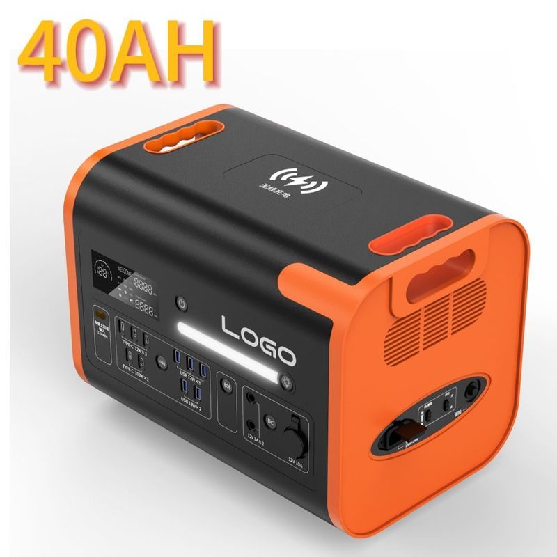 نیروگاه ذخیره انرژی اضطراری با 2400W قابل حمل و نوع C 3*18W/2*100W