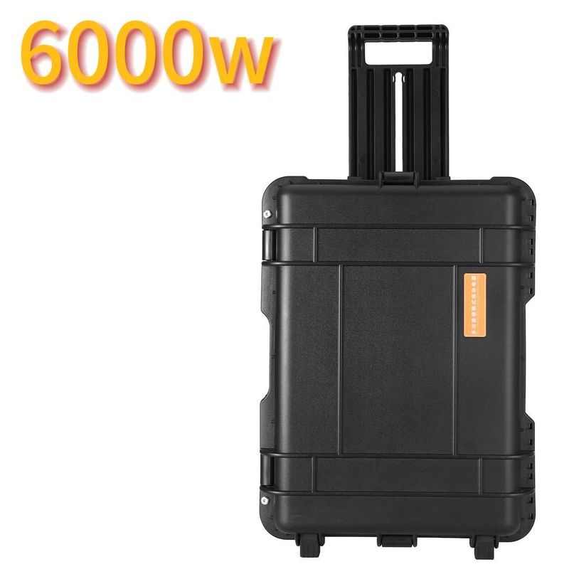 ایستگاه برق در فضای باز با باتری لیتیوم 6000W/6216wh با ایمنی بالا